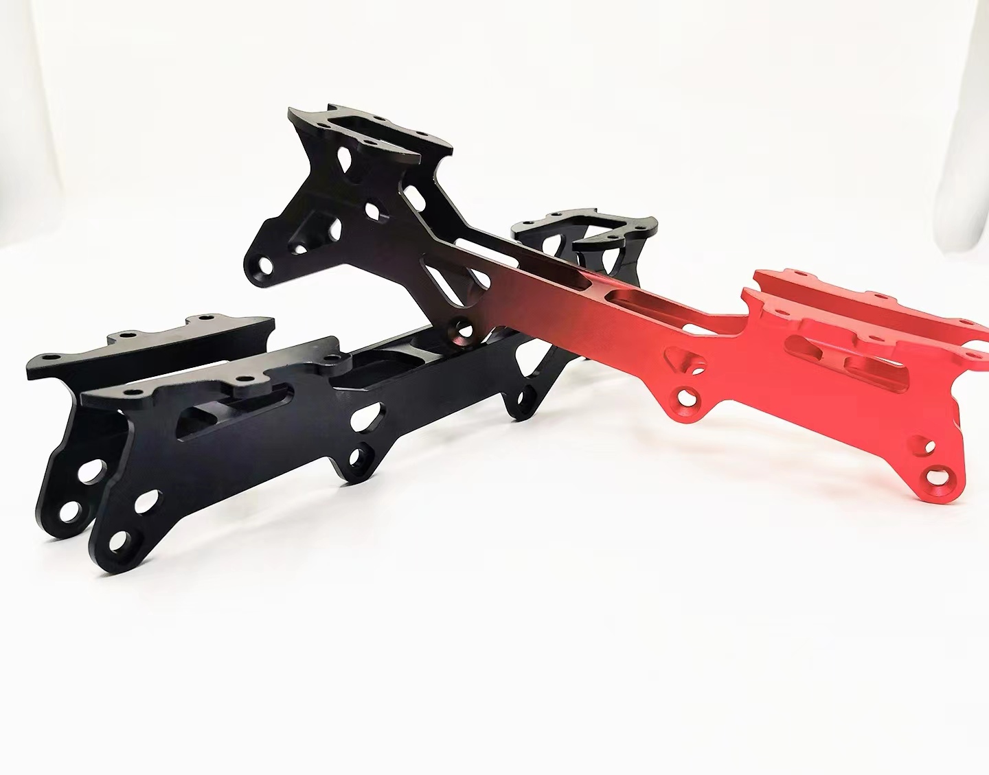 Roller Hockey skate Frames-two-colored anodzing